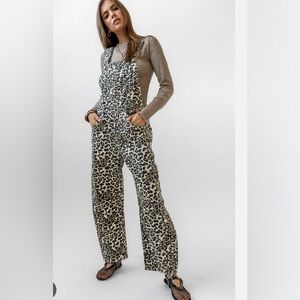 Bohme Leopard Overalls BNWOT